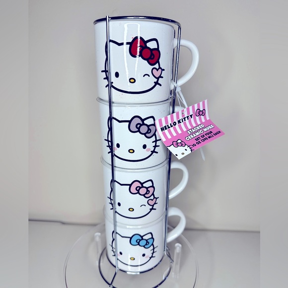 Sanrio Hello Kitty Stacked Mugs - Picture 2 of 4